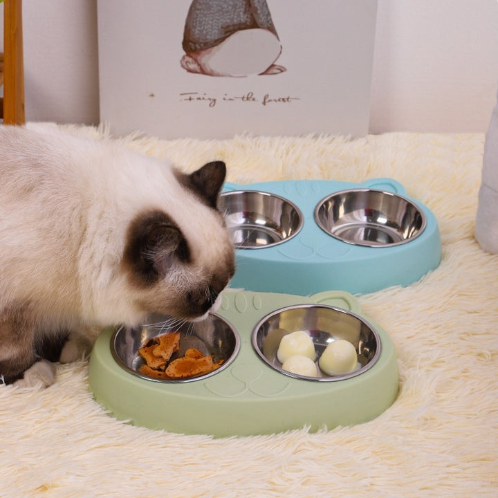 Pet Drinking Water and Food Bowl Rice Basin