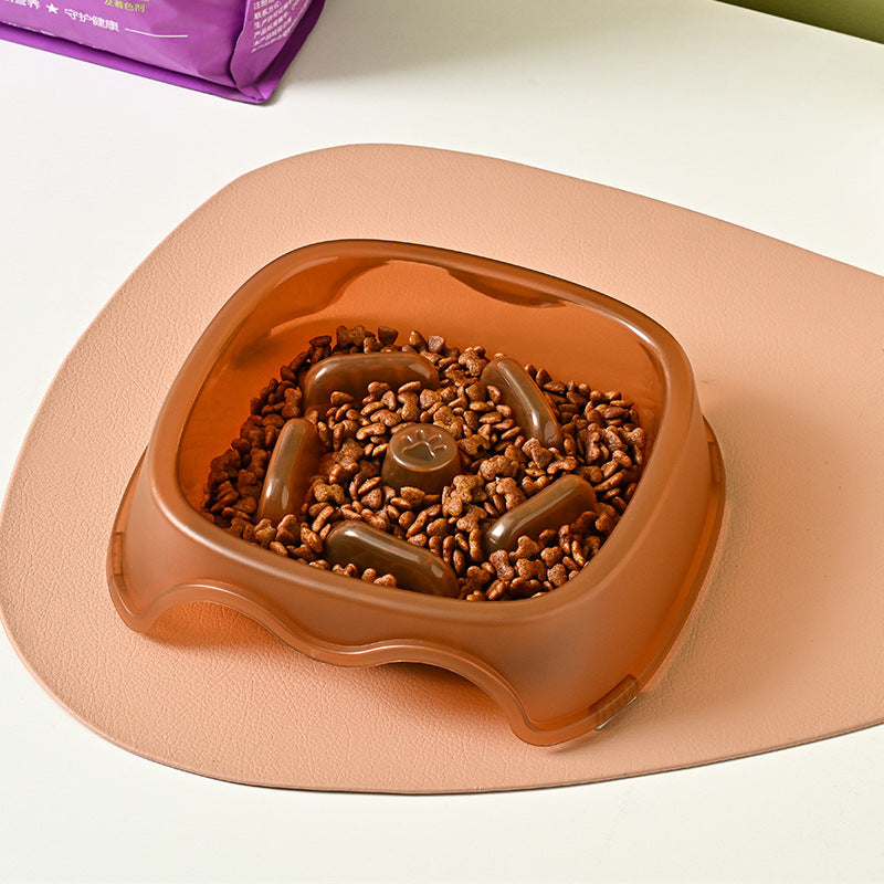 Slow Feed Pet Water and Food Bowl Anti-Choking Design