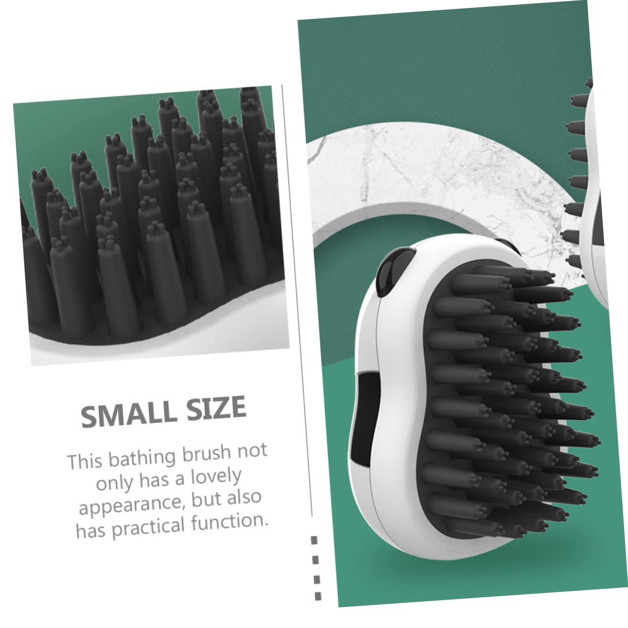 Pet Bathing And Grooming Brush With Gloves