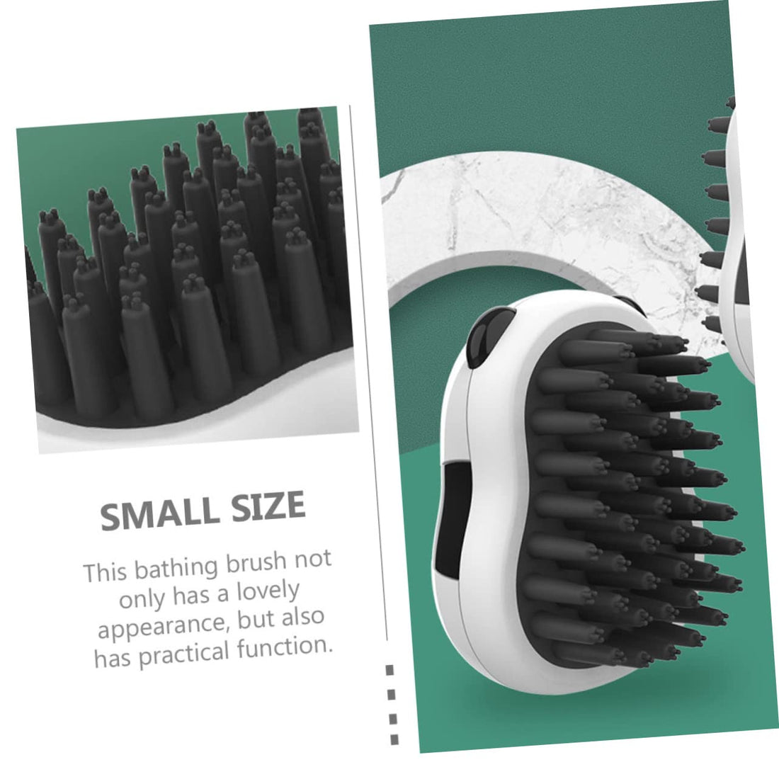 Pet Bathing And Grooming Brush With Gloves