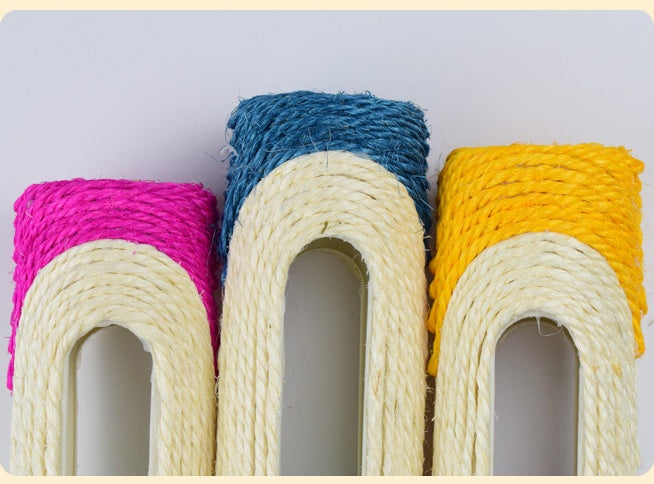 Three Long Sisal Pet Drum Toys