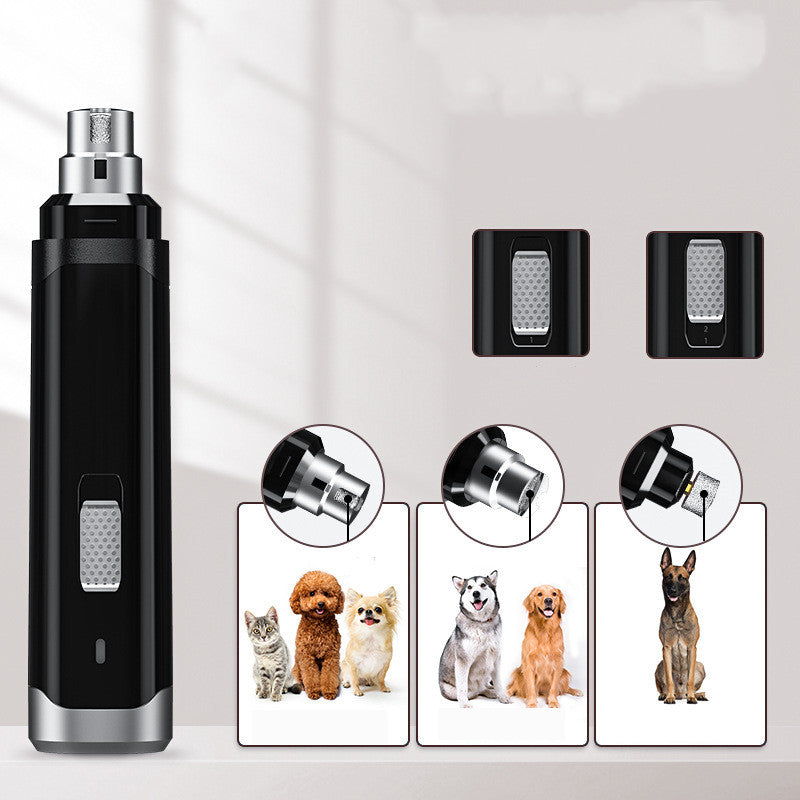 High-Power Electric Pet Nail Trimmer USB Charging