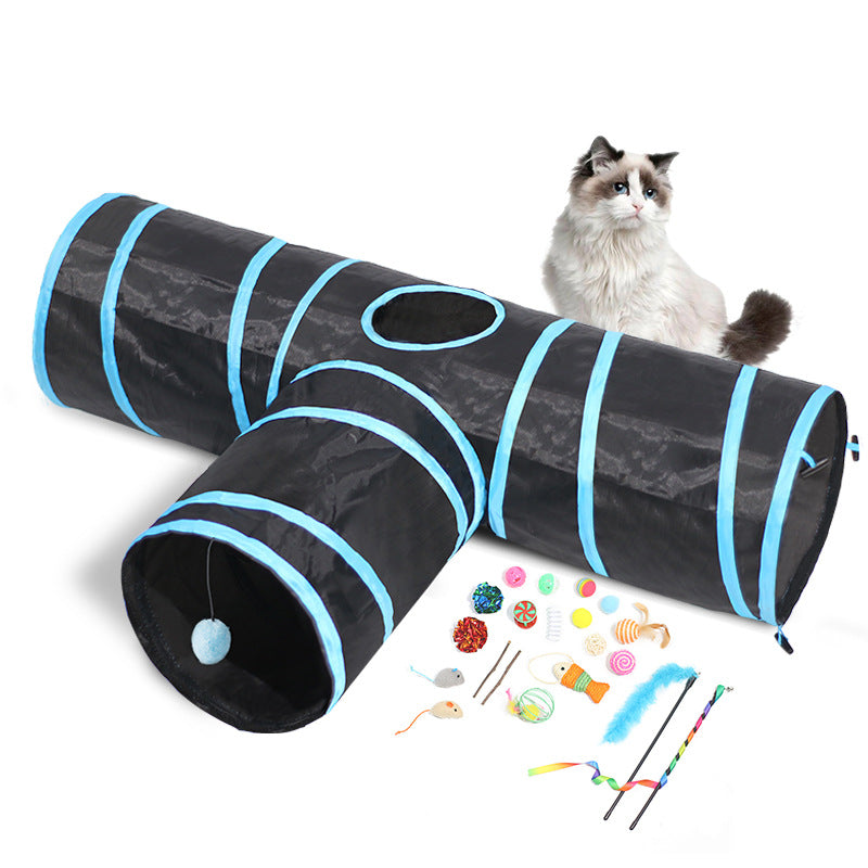 Foldable Pet Tunnel Climbing Play Path Toy