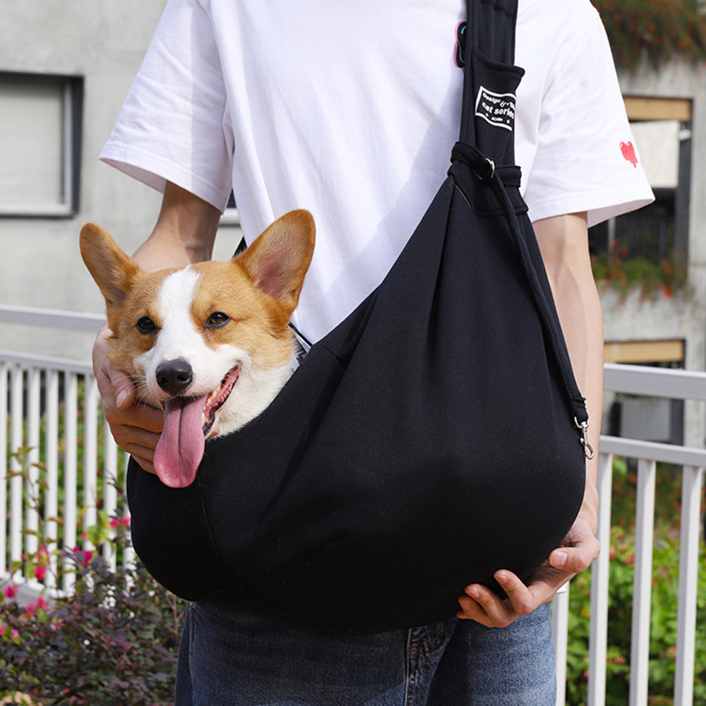Comfortable Cotton Pet Travel Carrier Sling Bag