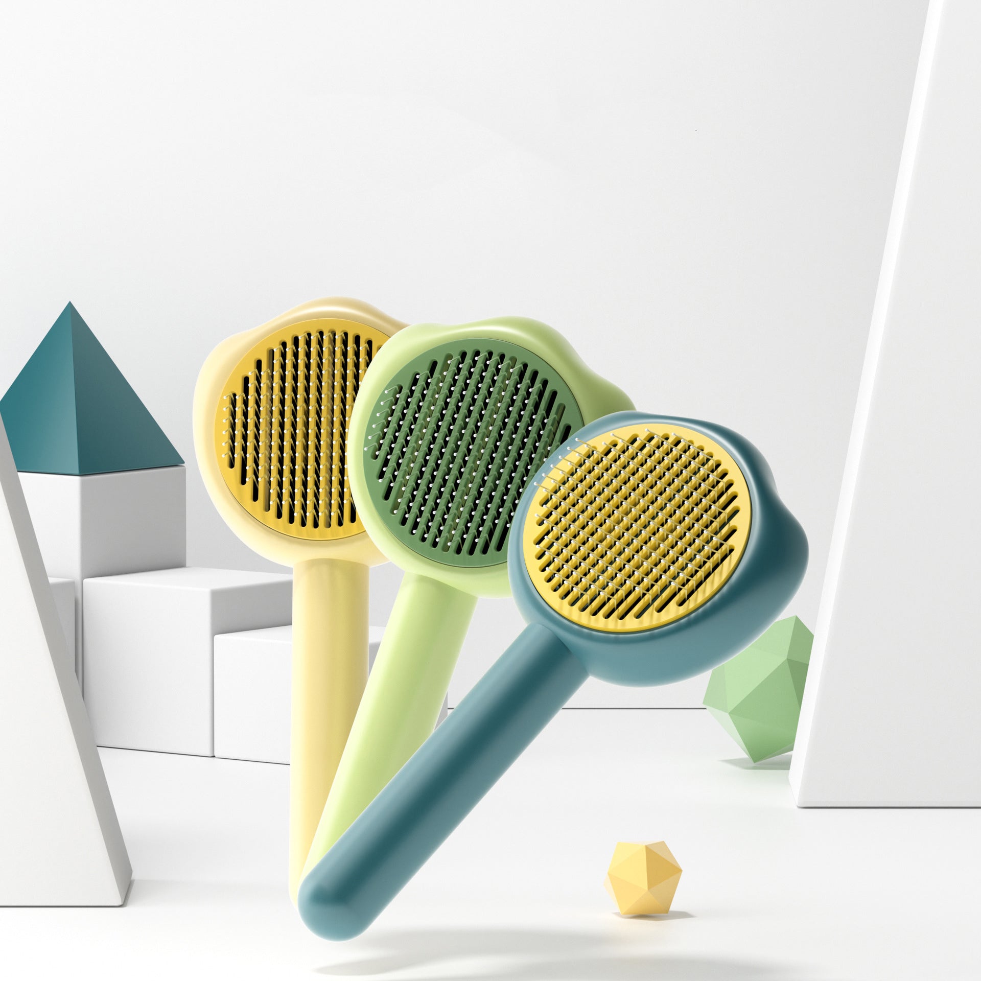 Self-Cleaning Pet Grooming Comb Hair Remover Brush